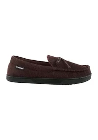 Mini Box Corduroy Luke Moccasins with Lace Detail
