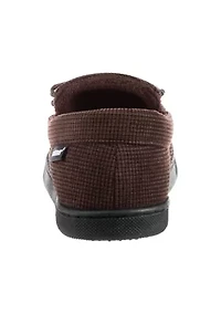 Mini Box Corduroy Luke Moccasins with Lace Detail