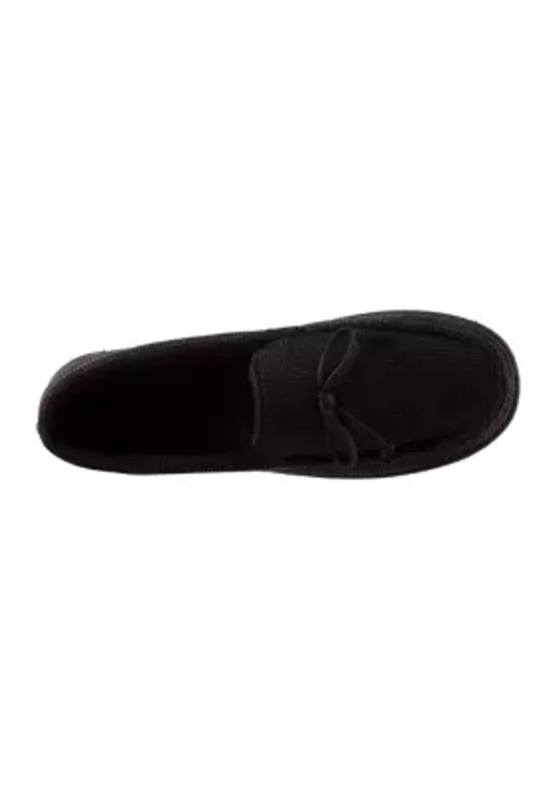 Mini Box Corduroy Luke Moccasins with Lace Detail