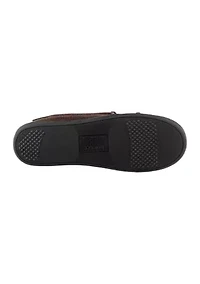 Mini Box Corduroy Luke Moccasins with Lace Detail