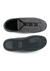 Men's Heathered Knit Brady Closed Back Slippers