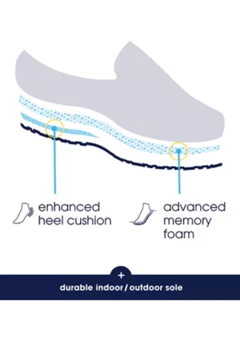 Men's Luke Mini Cord Moccasin Slippers with Memory Foam