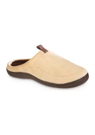 Men's Corduroy Hoodback Slippers