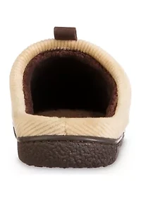 Men's Corduroy Hoodback Slippers