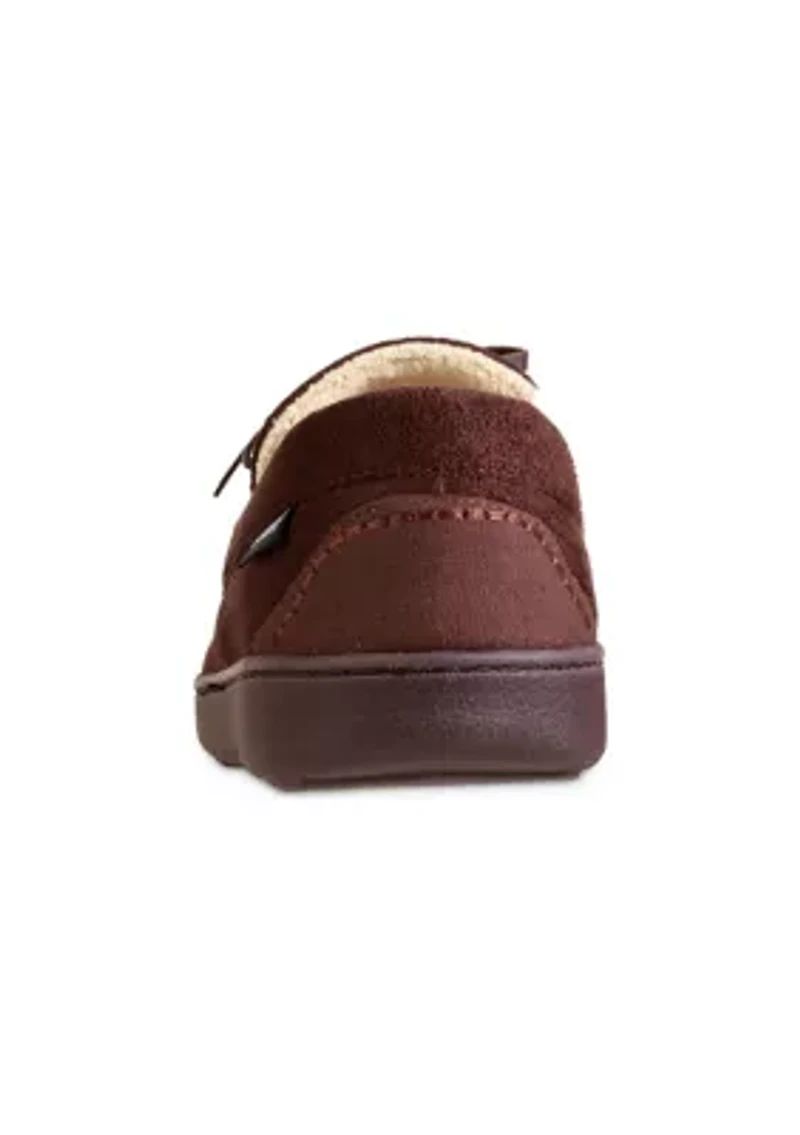 Nigel Microsuede Moccasin Slippers