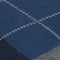 Argyle Cotton Crew Socks - 3 Pack