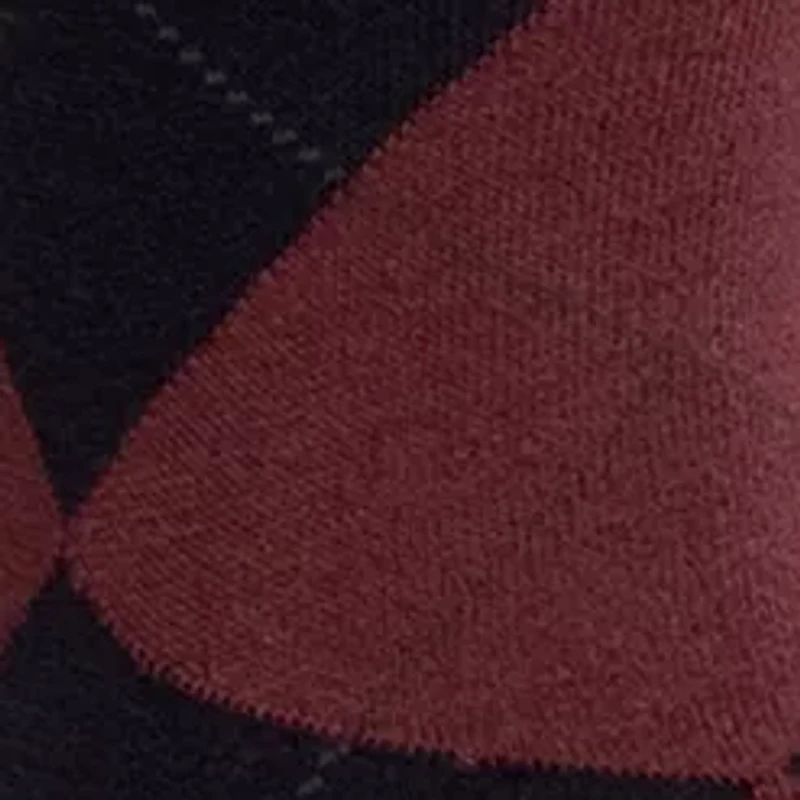 Argyle Cotton Crew Socks - 3 Pack