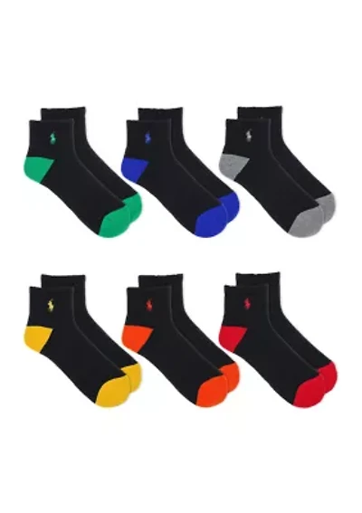 Quarter Socks - 6 Pack