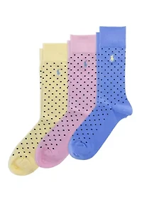 Spring Dot Socks - 3 Pack