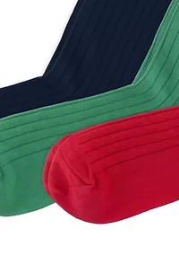 Egyptian Cotton Socks - 3-Pack 