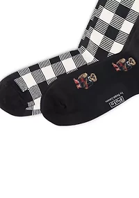 Holiday Bear Socks - 2-Pack 