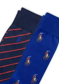 Knit Pony Crew Socks