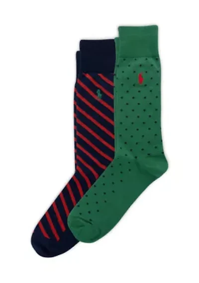 Dot Slack Socks - 2 Pack