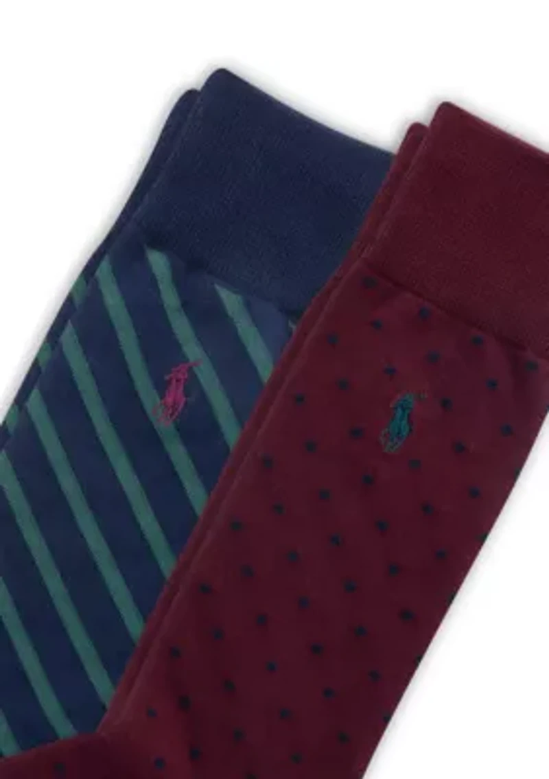 Dot Slack Socks - 2 Pack