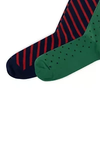 Dot Slack Socks - 2 Pack