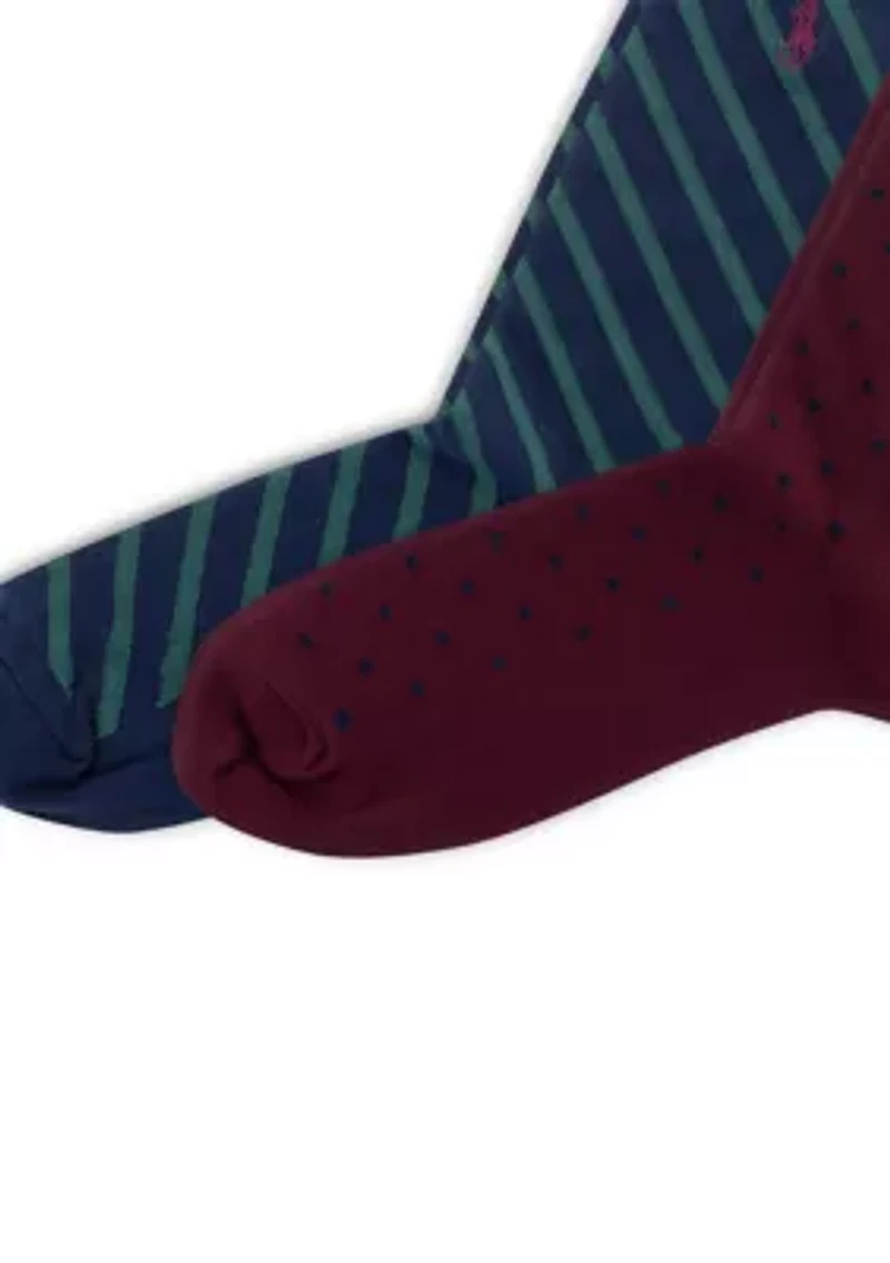 Dot Slack Socks - 2 Pack