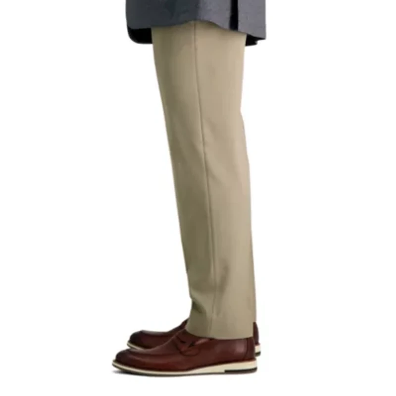Haggar Premium Comfort 4-Way Stretch Slim Fit Flat Front Dress Pants
