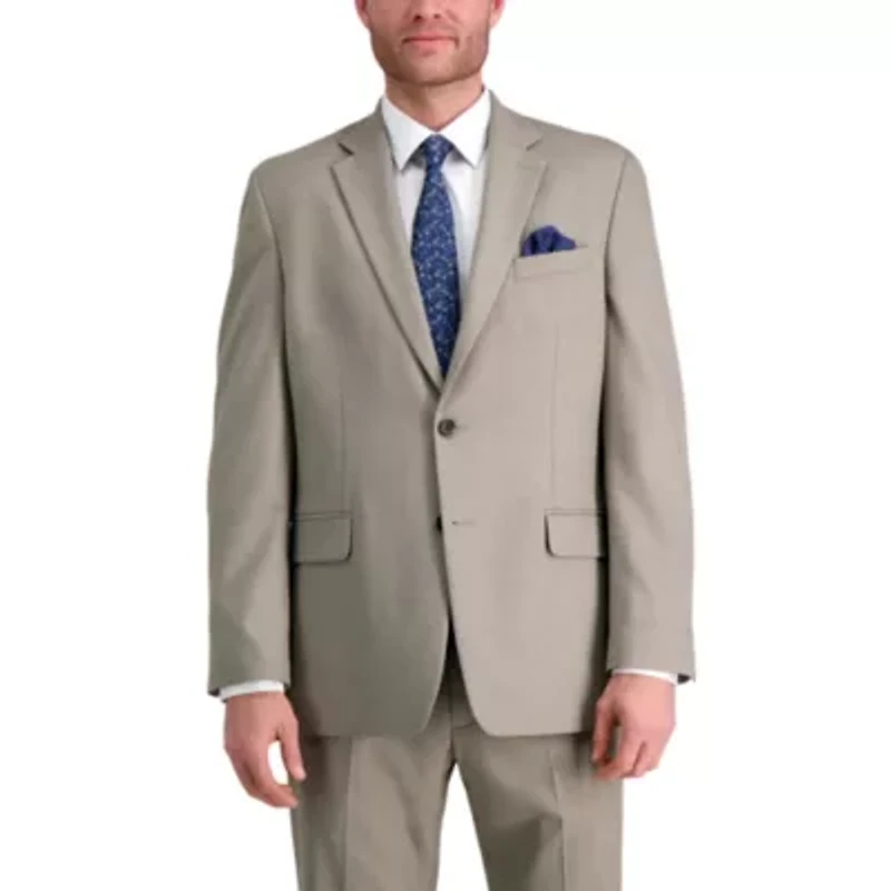 Men's Premium Stretch Classic Fit Flat Front Suit Separates Pant