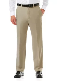 Cool 18 Pro Classic Fit Flat Front Hidden Expandable Waistband Pants