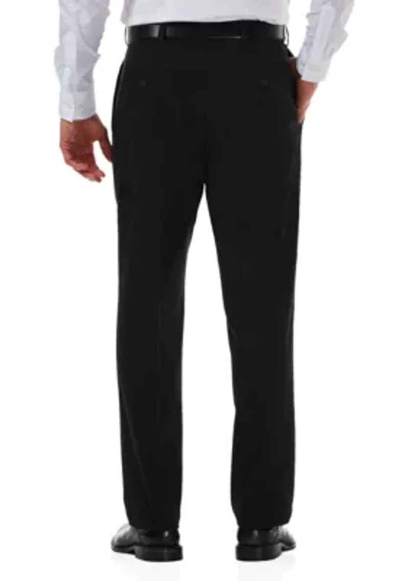 Cool 18 Pro Classic Fit Flat Front Hidden Expandable Waistband Pants