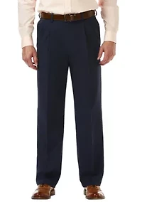 Cool 18 Pro Classic Fit Pleat Hidden Expandable Waistband Pants