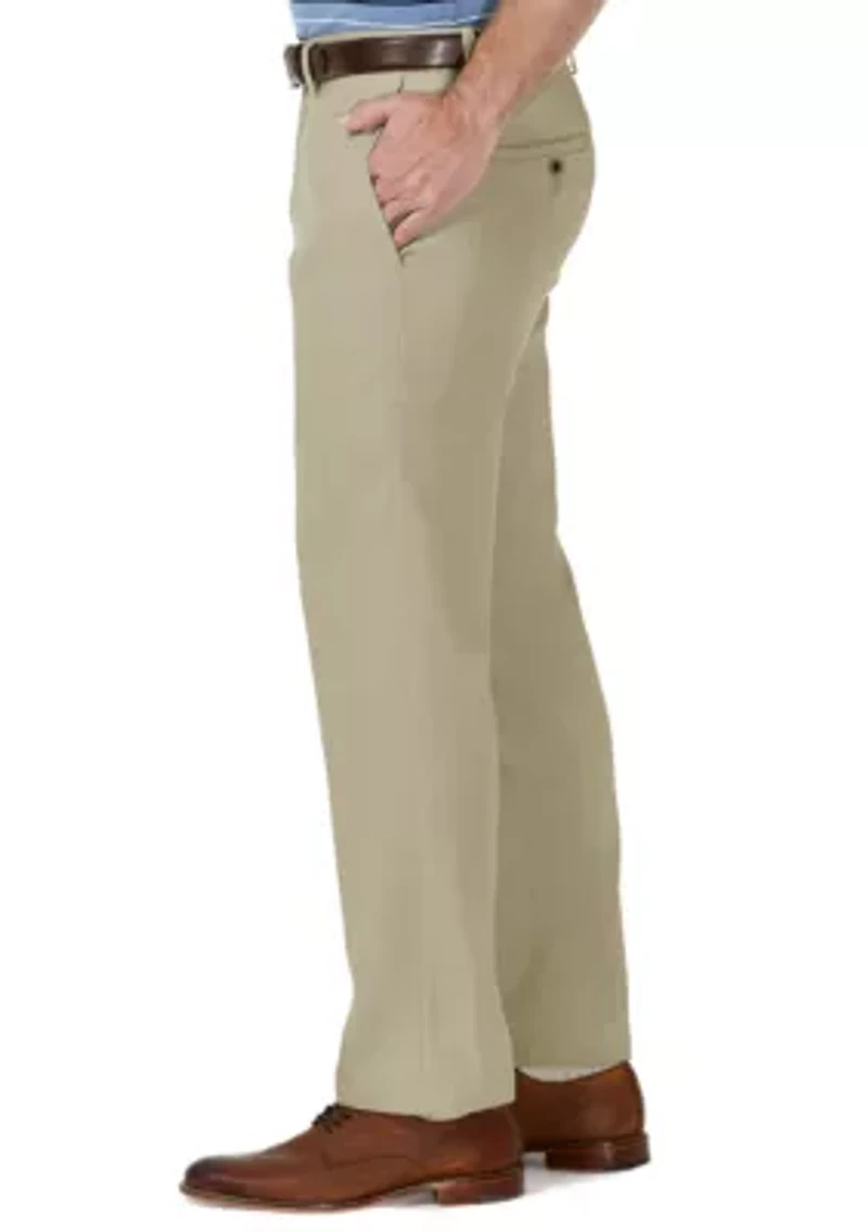 Cool 18® Pro Straight Fit Flat Front Heather Pant