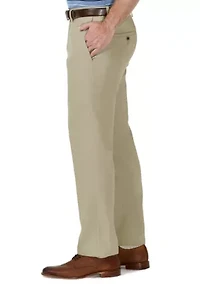 Cool 18® Pro Straight Fit Flat Front Heather Pant