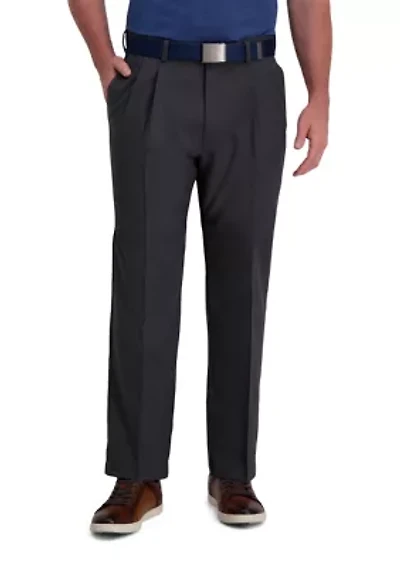 Men's Cool Right Performance Flex Straight Classic Fit Pleat Pants