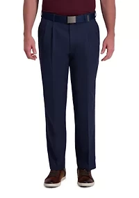 Men's Cool Right Performance Flex Straight Classic Fit Pleat Pants