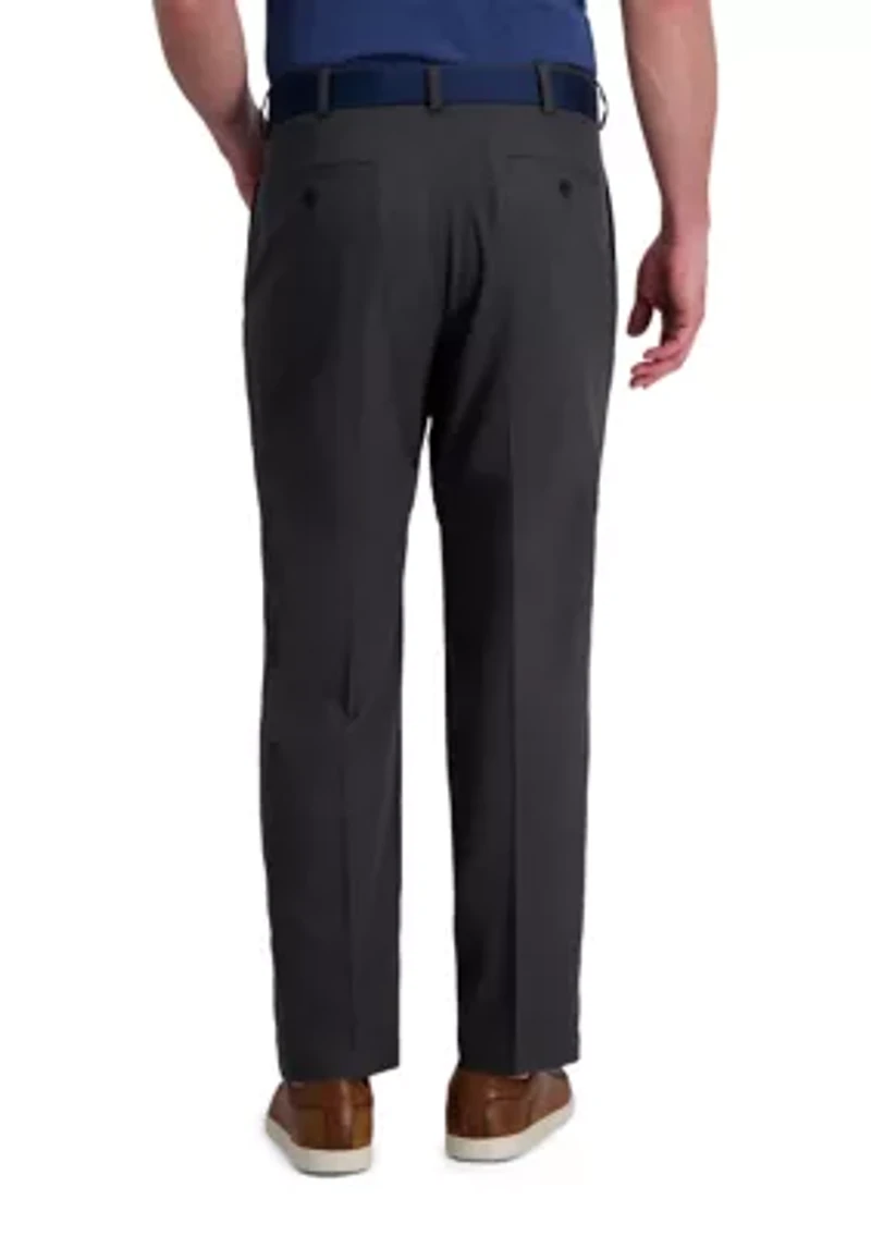 Men's Cool Right Performance Flex Straight Classic Fit Pleat Pants