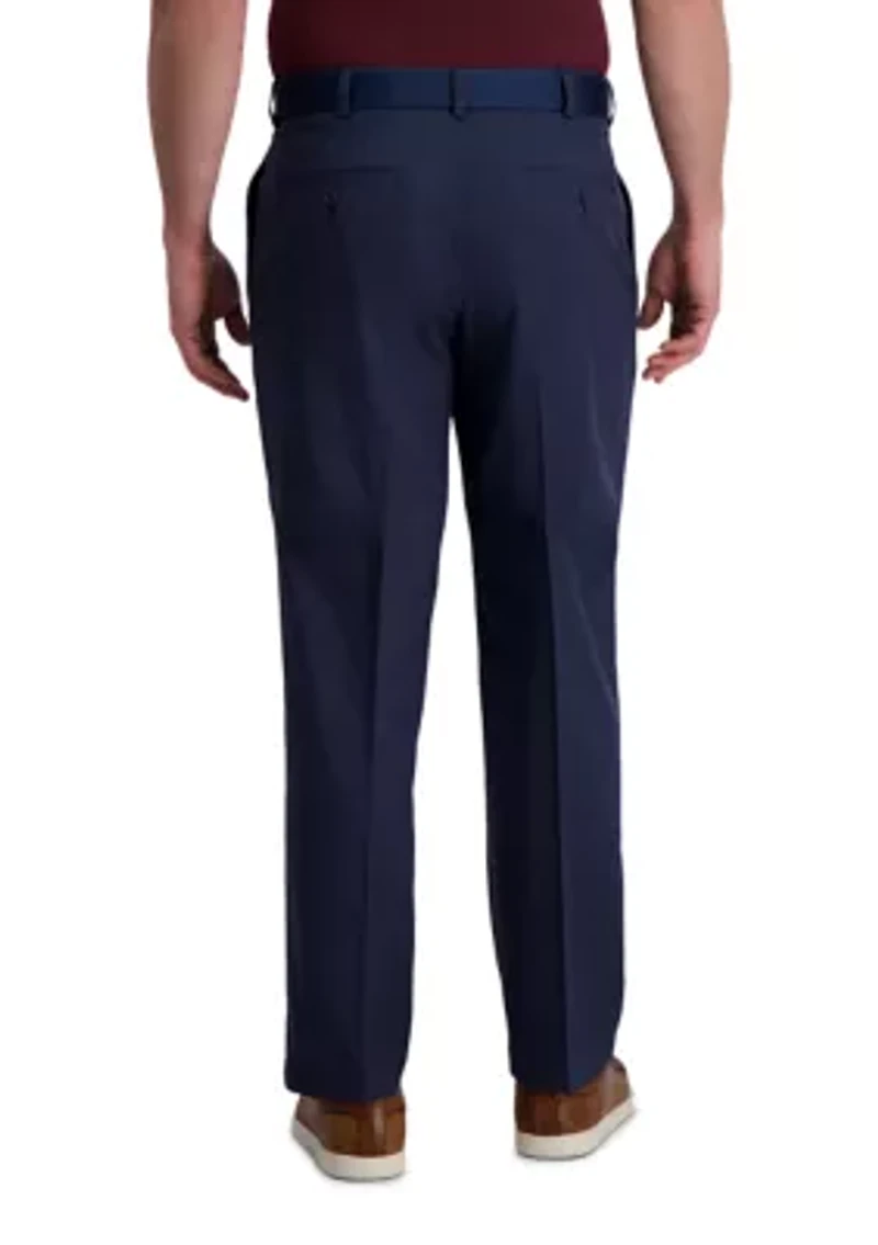 Men's Cool Right Performance Flex Straight Classic Fit Pleat Pants