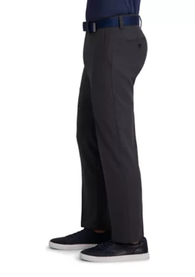 Haggar Cool Right Performance Flex Straight Fit Flat Front Pants