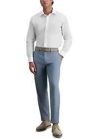 Men's Cool Right Performance Flex Straight Fit Flat Front Pants