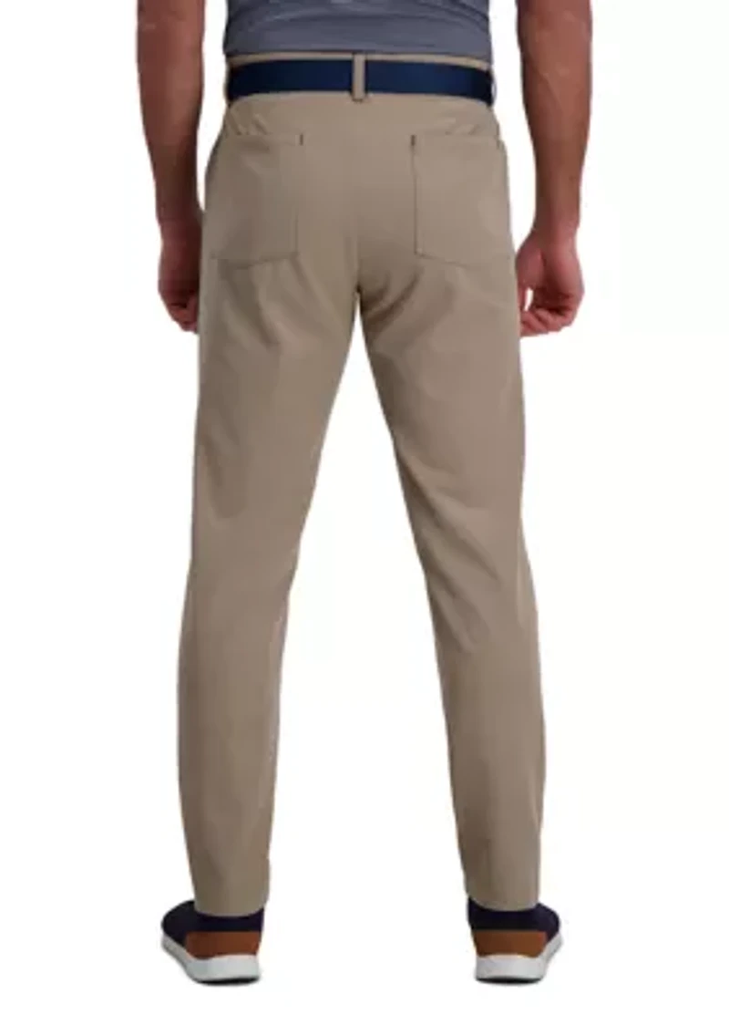 The Active Series Slim Fit Flat Front 5-Pocket Tech Pants