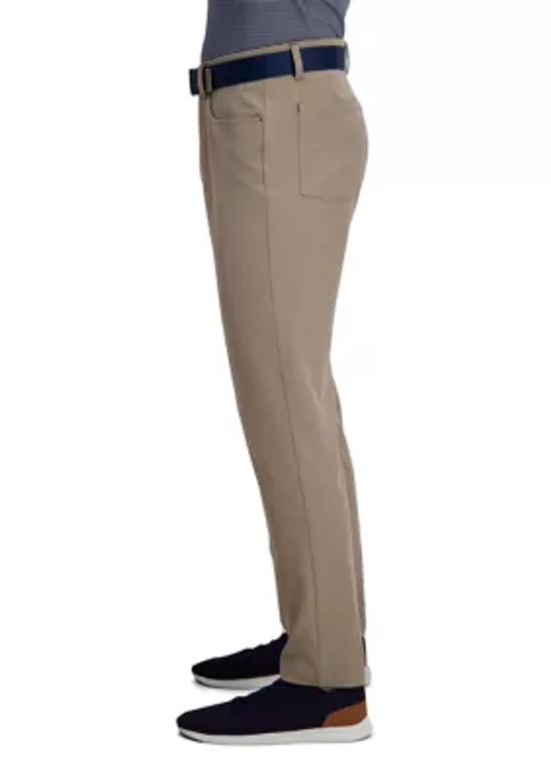 The Active Series Slim Fit Flat Front 5-Pocket Tech Pants