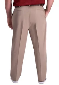 Big & Tall Premium Comfort Classic Fit Flat Front Khaki Pants