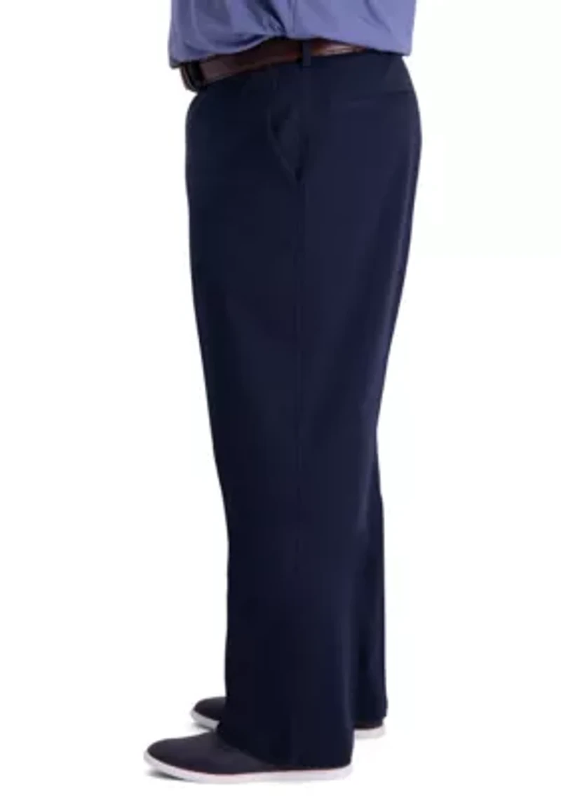 Big & Tall Premium Comfort Classic Fit Flat Front Khaki Pants