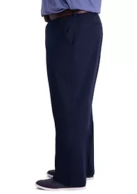 Big & Tall Premium Comfort Classic Fit Flat Front Khaki Pants