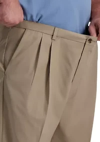 Cool Right® Big & Tall Classic Pleat Front Pant