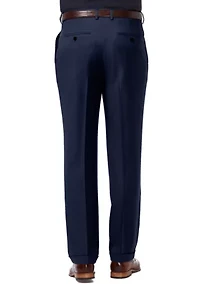 Premium Comfort 4 Way Stretch Classic Fit Pleat Dress Pants