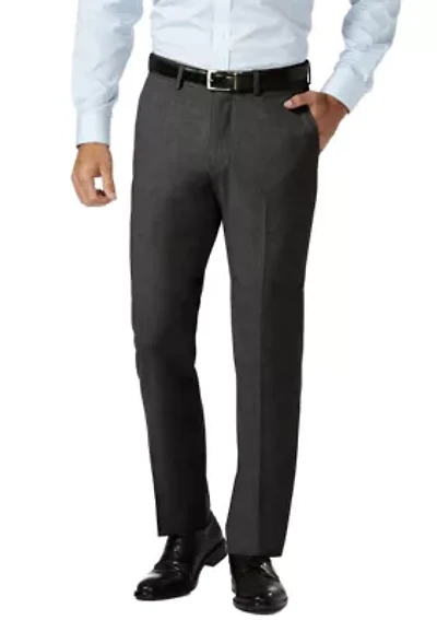 4 Way Stretch Slim Fit Super Flex Waistband Flat Front Dress Pants