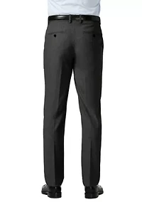 4 Way Stretch Slim Fit Super Flex Waistband Flat Front Dress Pants