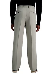 Premium Comfort Dress Pants - Tonal Grid Classic Fit