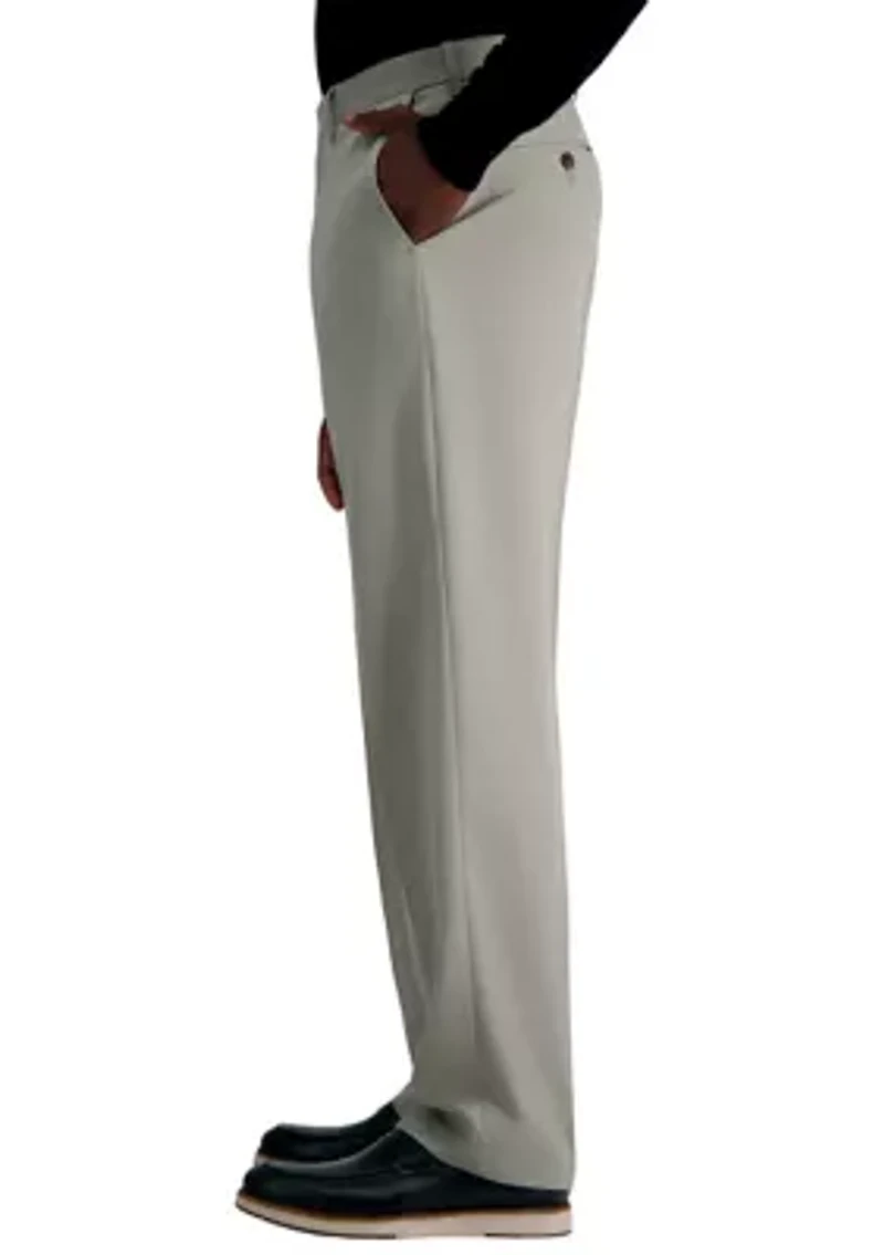 Premium Comfort Dress Pants - Tonal Grid Classic Fit