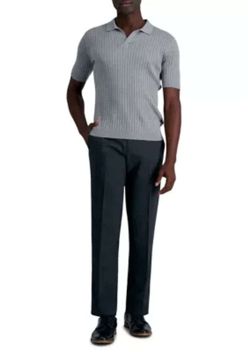 J.M. Haggar™ Straight Fit Flat Front Stretch Dress Pant
