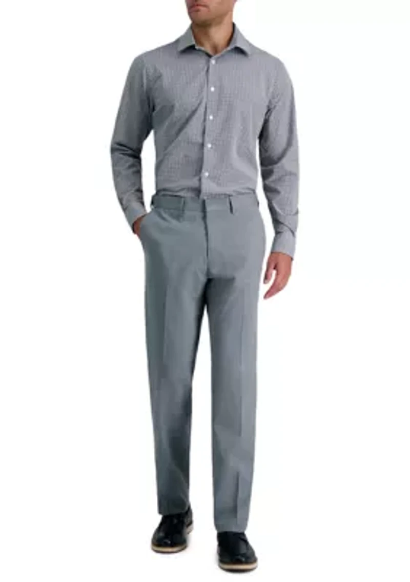 J.M. Haggar™ Straight Fit Flat Front Stretch Dress Pant