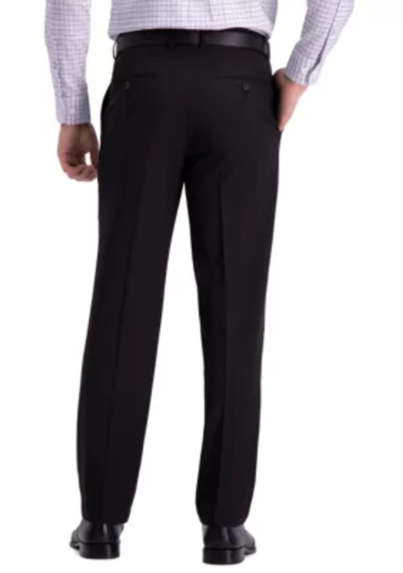 Men's Premium Comfort Straight Fit Flat Front Dress Pant