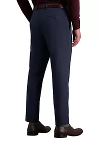 Straight Fit Flat Front Dress Pants