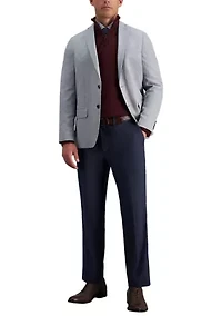 Straight Fit Flat Front Dress Pants
