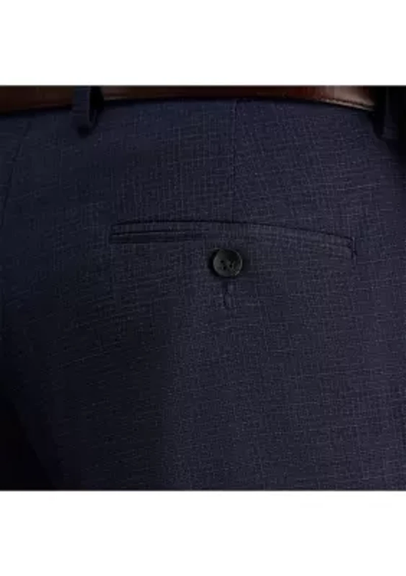 Straight Fit Flat Front Dress Pants